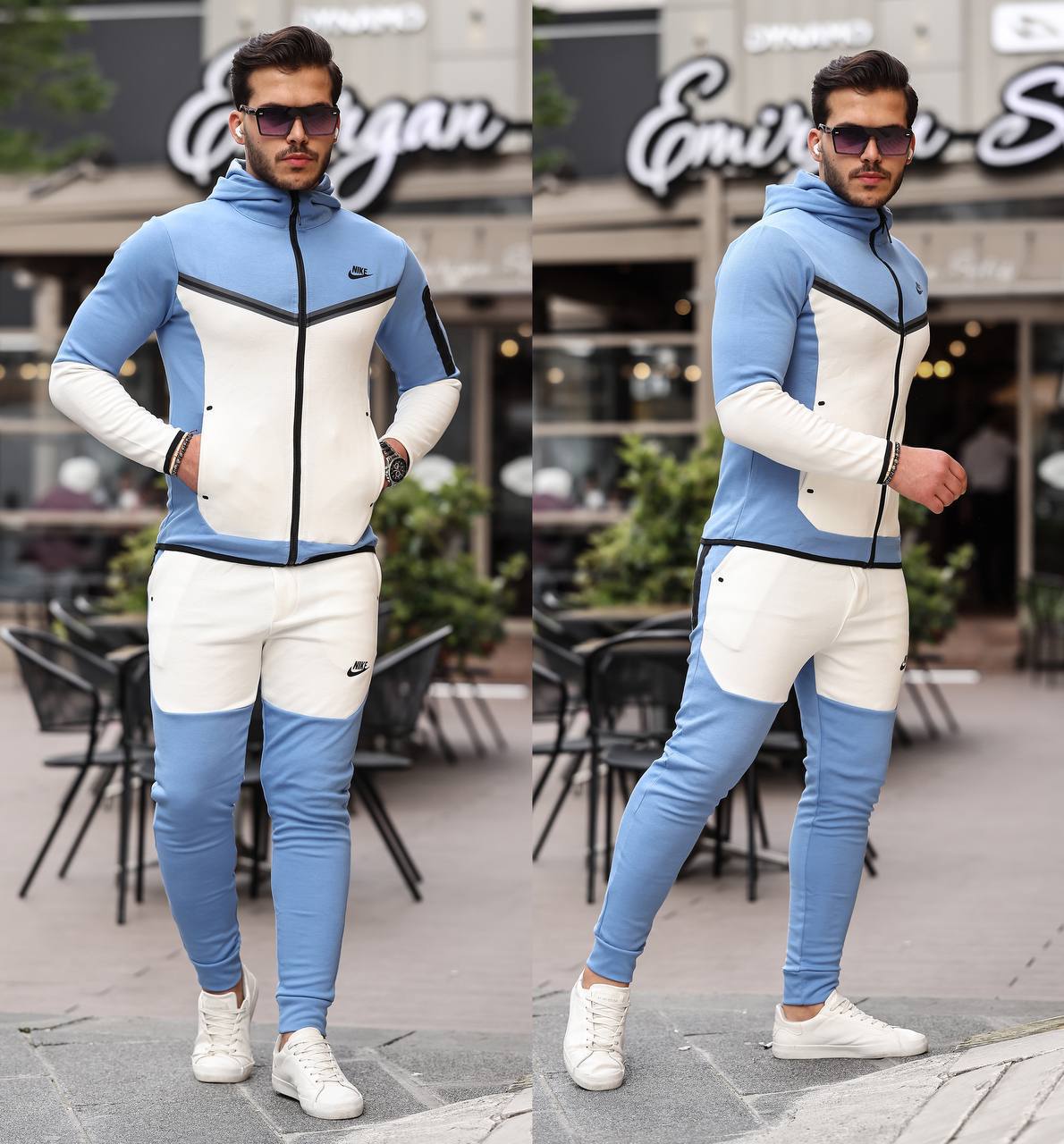 Trening Tech - Bleumarin cu Alb